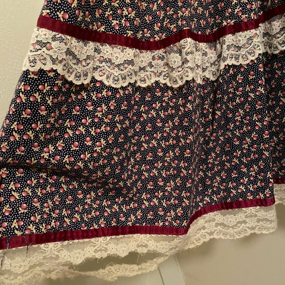 Blue and white gunne sax dress, no label. Vintage 70’s - Picture 7 of 7